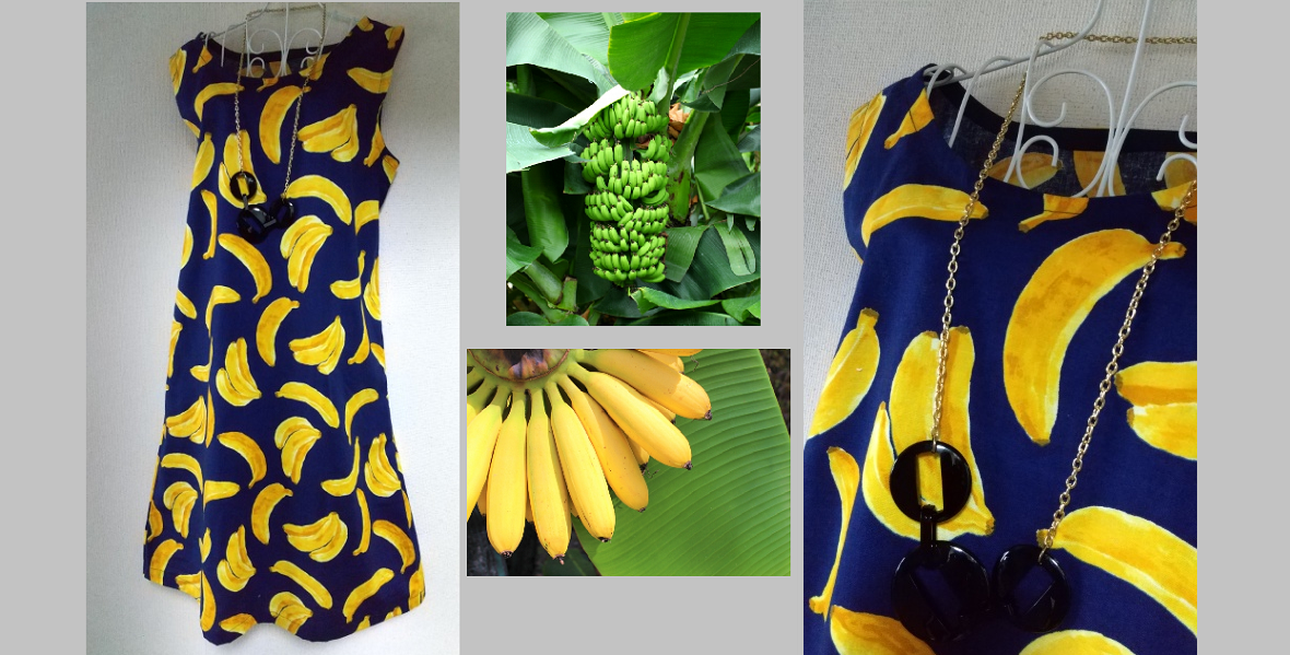 夏を着る キュートなバナナ柄 遊び心いっぱい Anmasakoわたし流ファッション